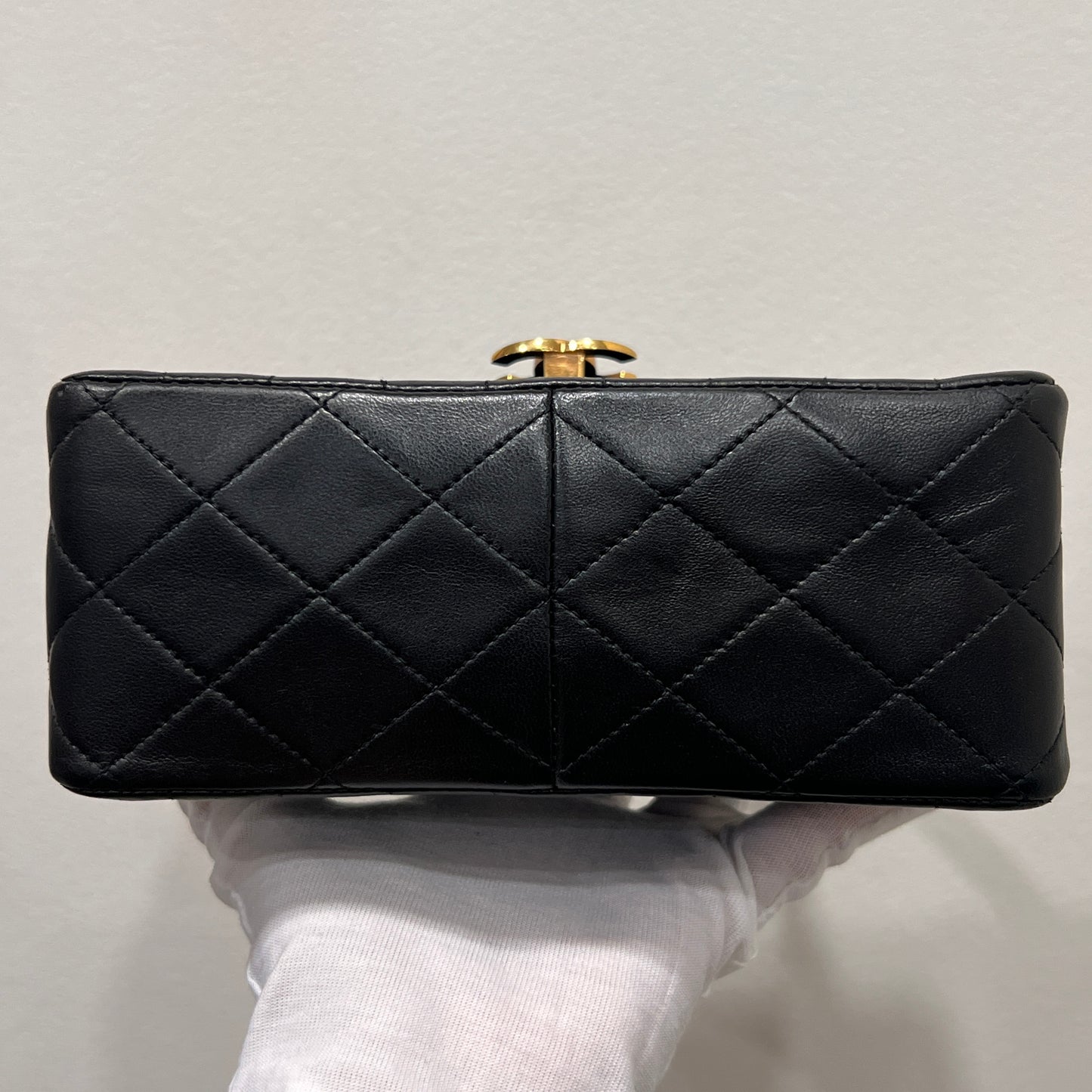 CHANEL Matelassé Mademoiselle Coco Mark Lambskin Handbag