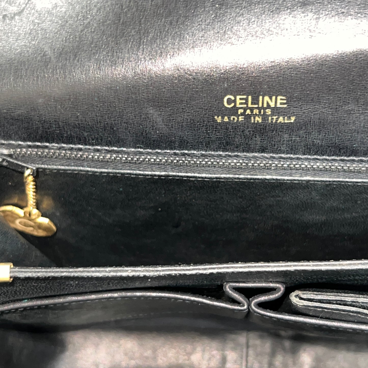 CELINE Vintage Horse Carriage Shoulder Bag