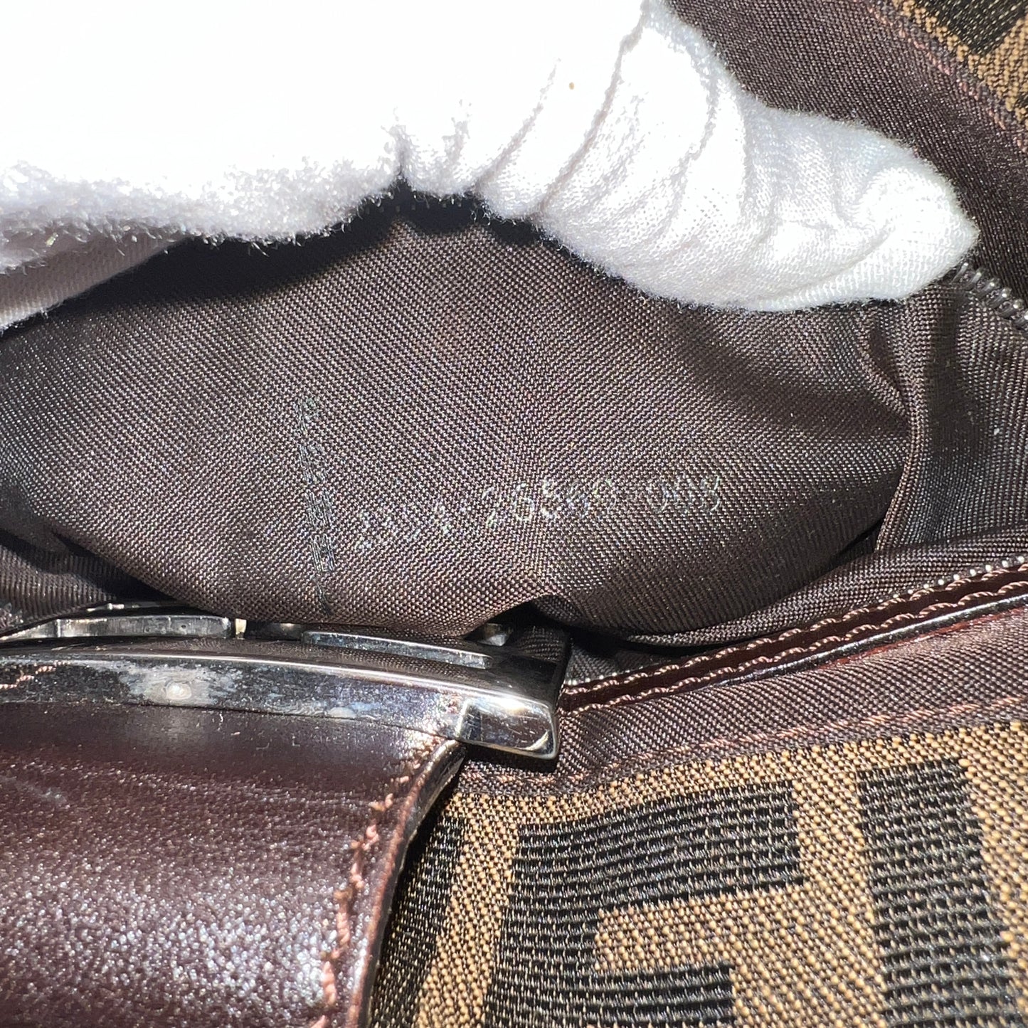 FENDI Zucca Shoulder Bag