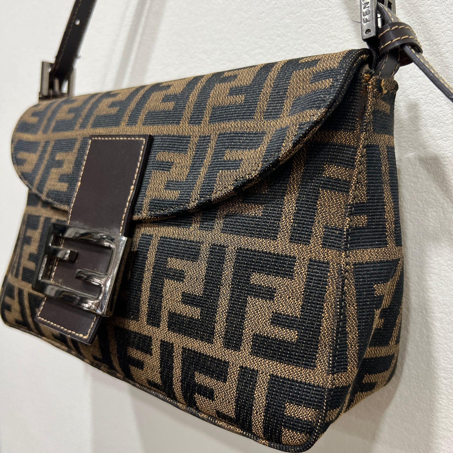 FENDI Zucca Baguette Shoulder Bag