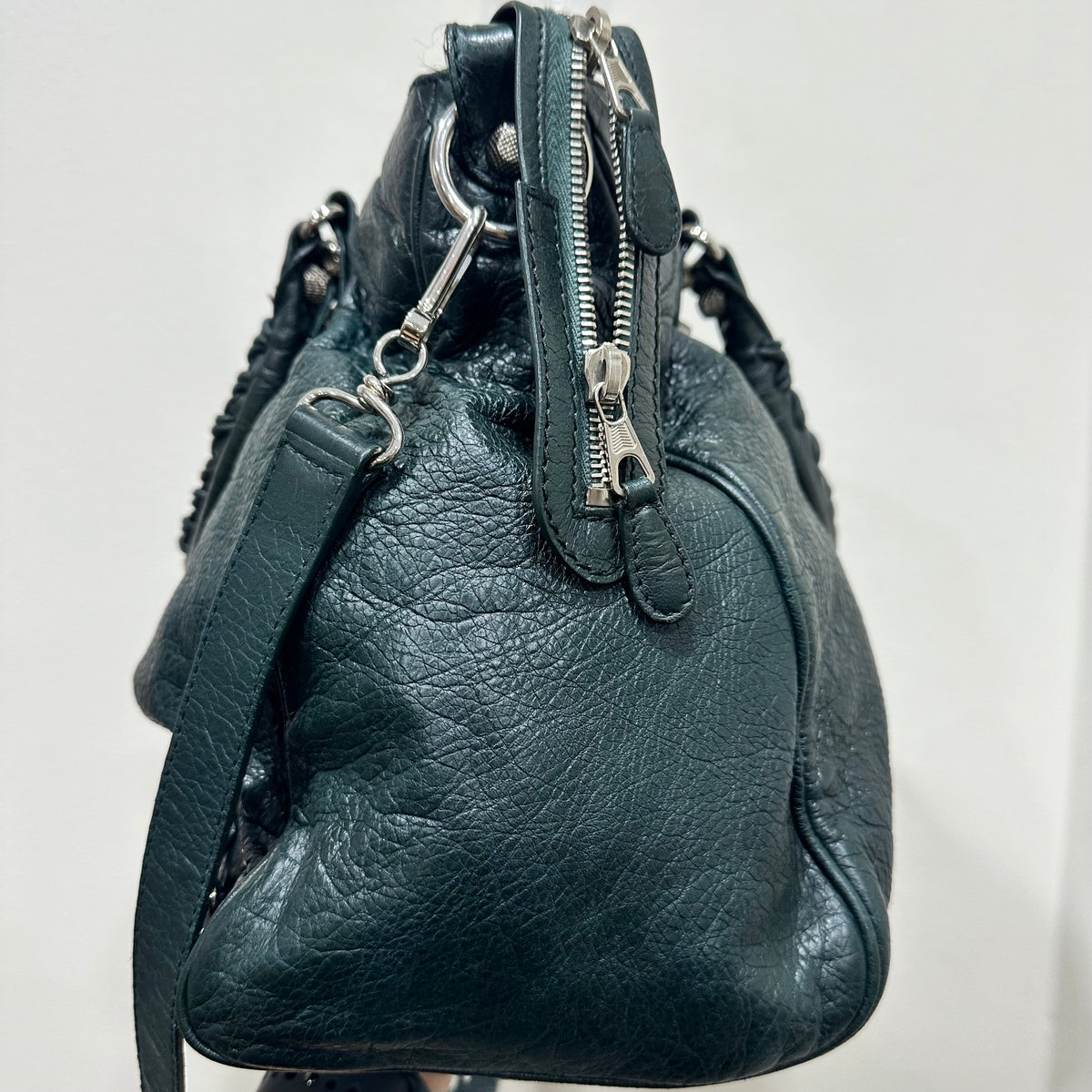 BALENCIAGA  Green City Bag Long Strap