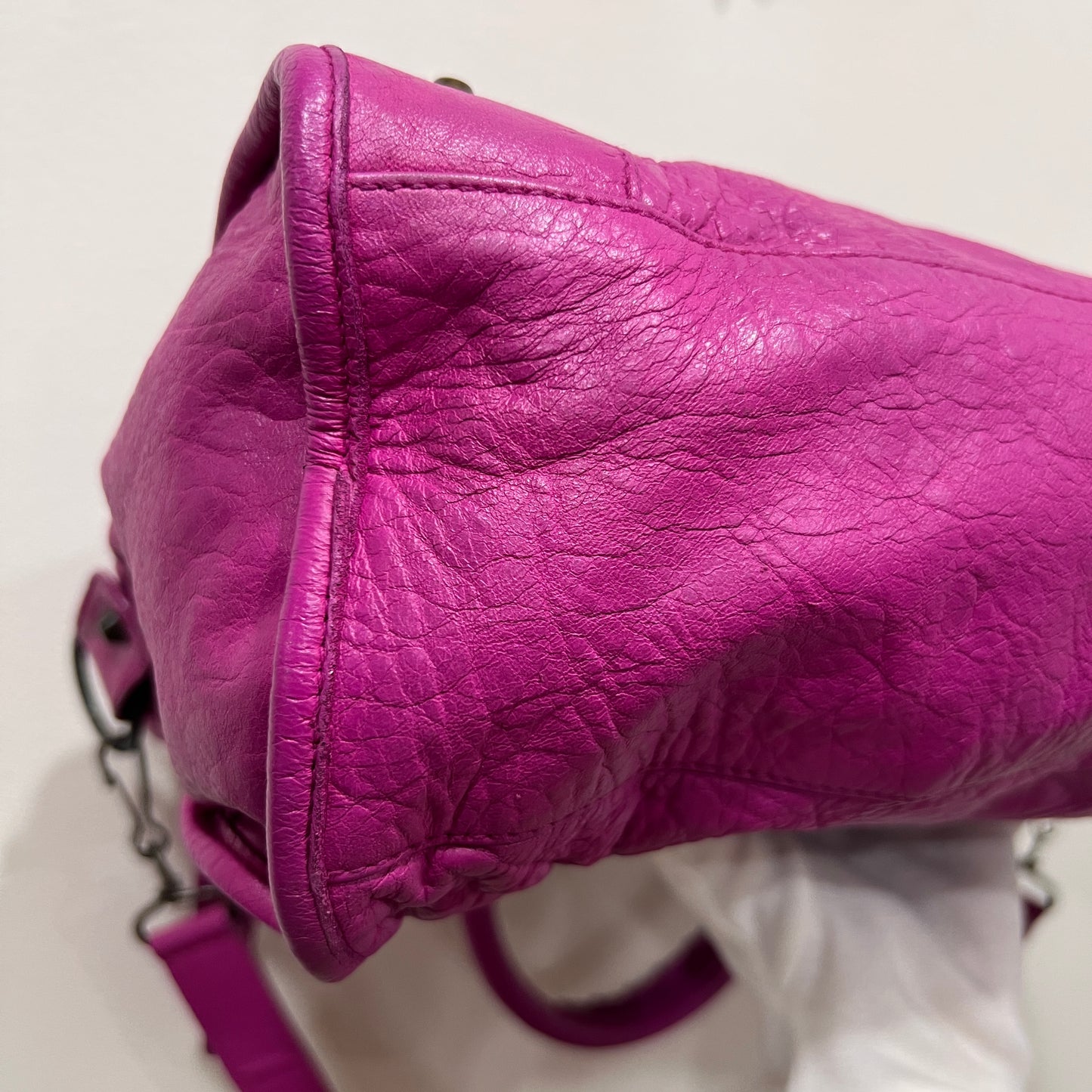 BALENCIAGA City Bag Medium Magenta Pink