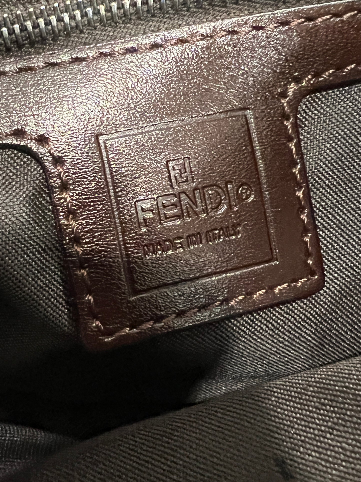 FENDI Zucca Shoulder Bag