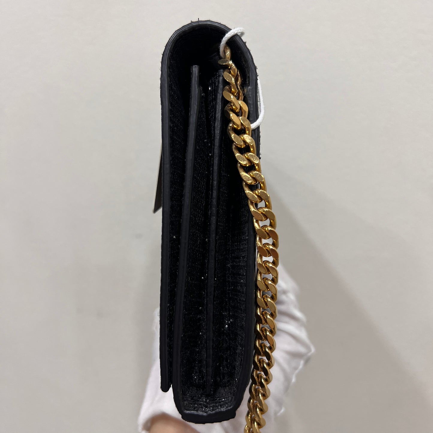 YSL Rare Kate Glitter Chain Wallet