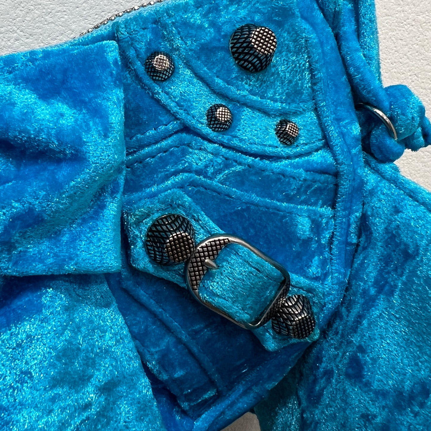 BALENCIAGA Le Cagole velvet handbag