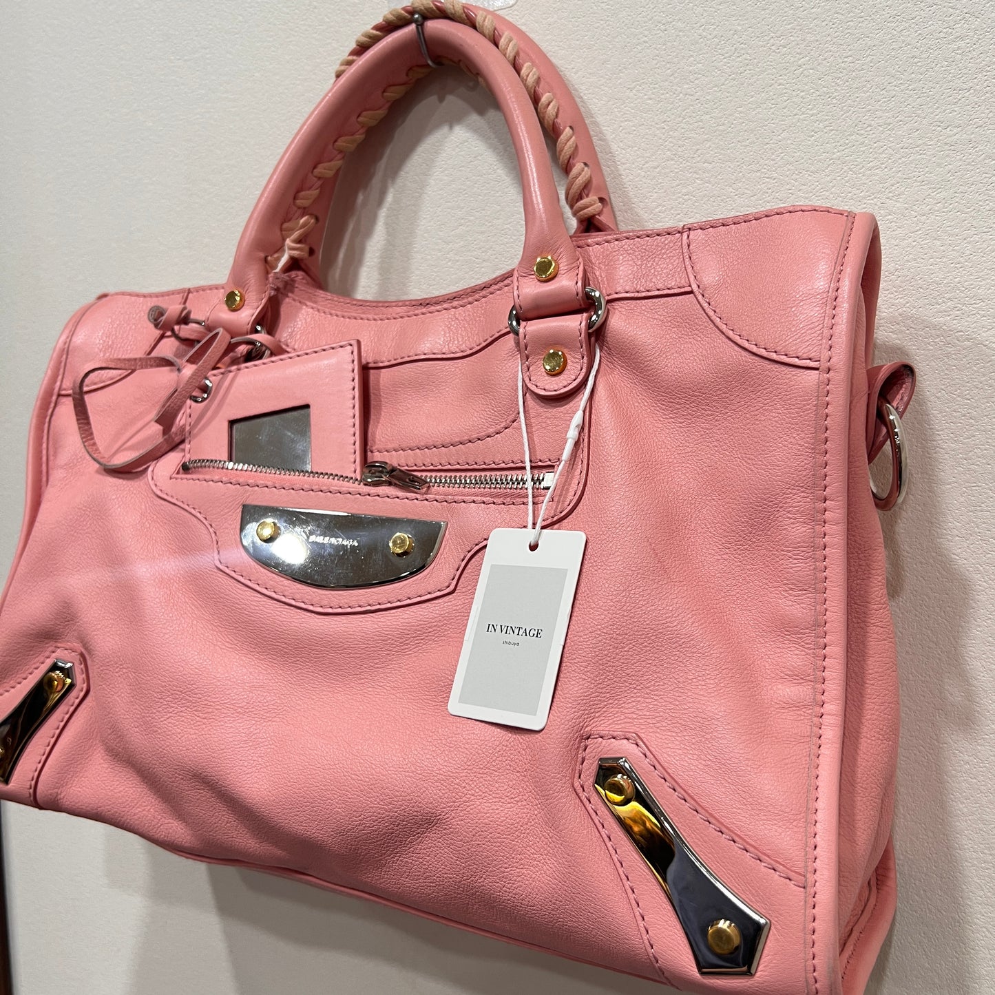 BALENCIAGA City Bag Baby Pink