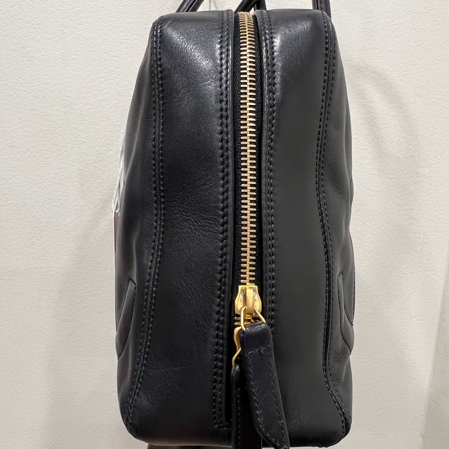 CHANEL Triple CC Bowling Black Handbag