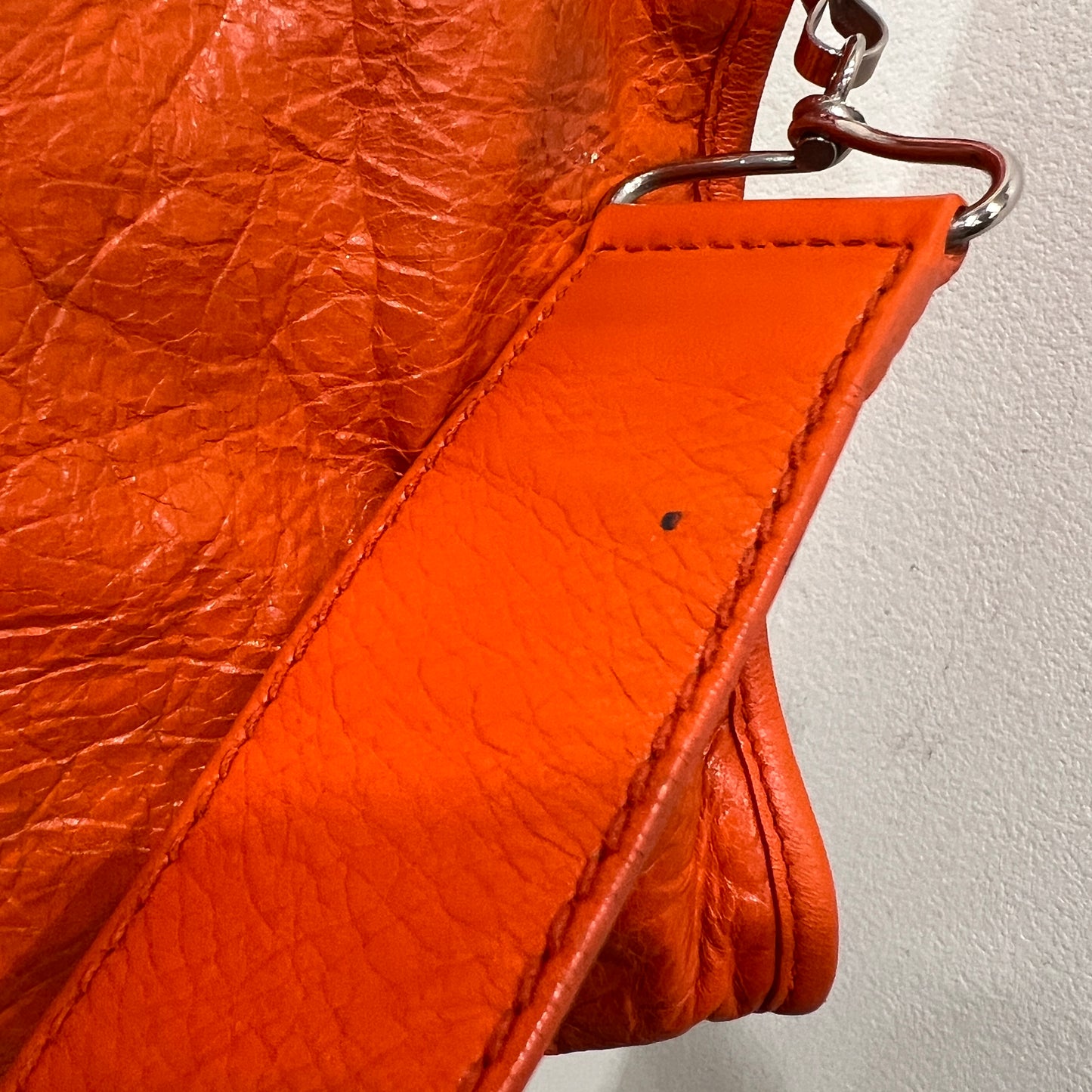 BALENCIAGA City Bag Orange Giant Hardware