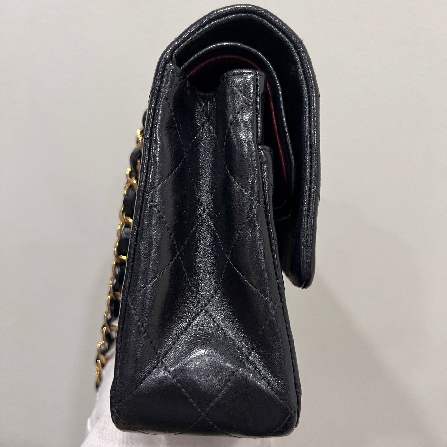 CHANEL Classic Double Flap 24k Gold 1991-1994