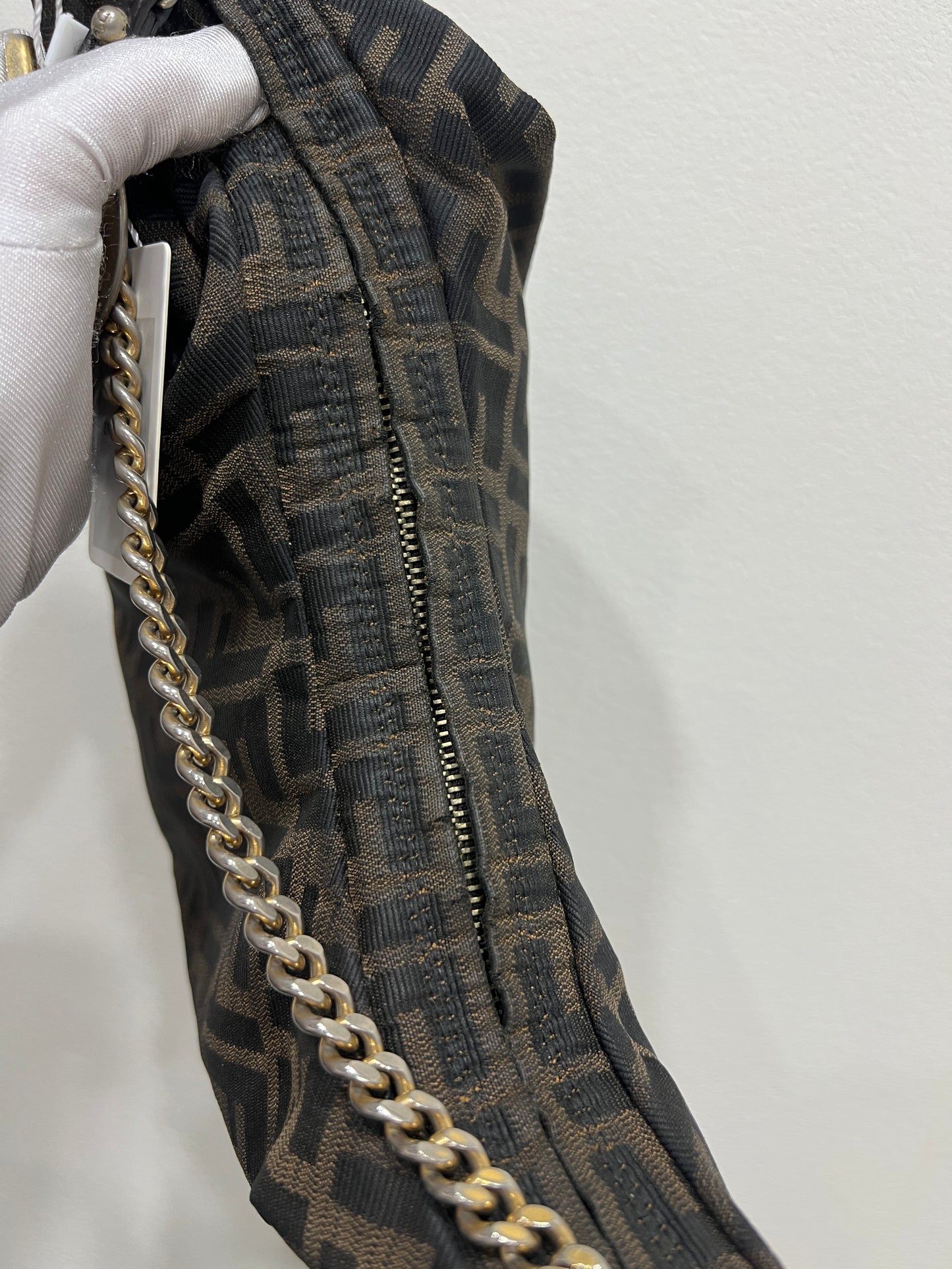 FENDI Croissant Chain Shoulder Bag