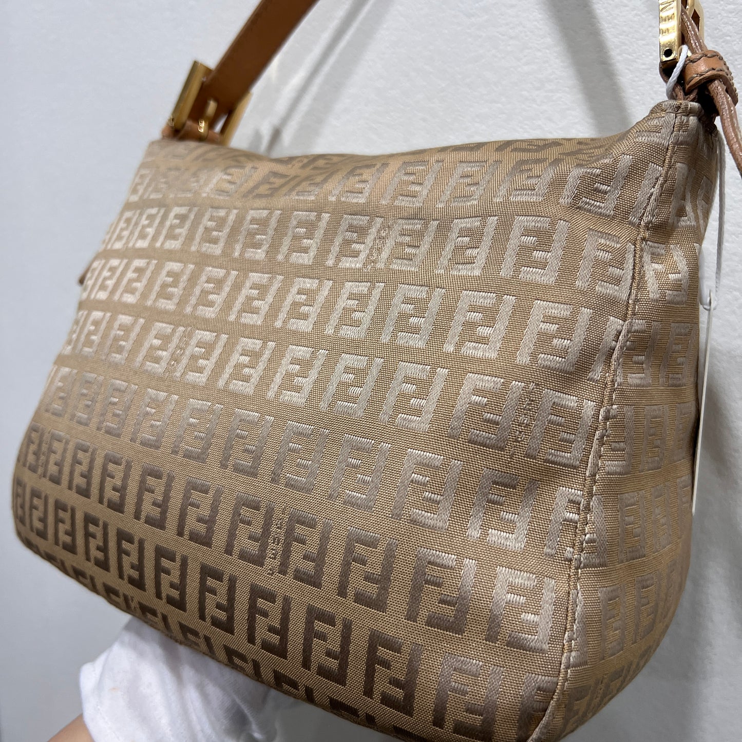 FENDI Mamma Baguette Double Flap