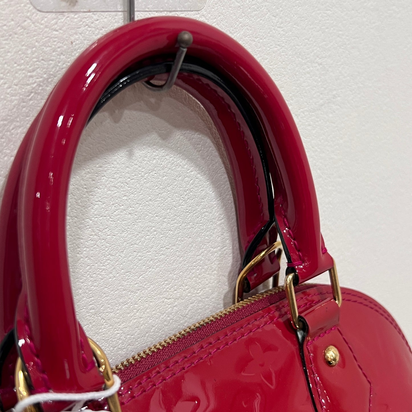 LOUIS VUITTON Red Alma BB