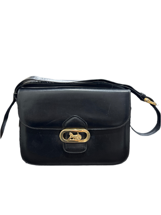 CELINE Vintage Horse Carriage Shoulder Bag