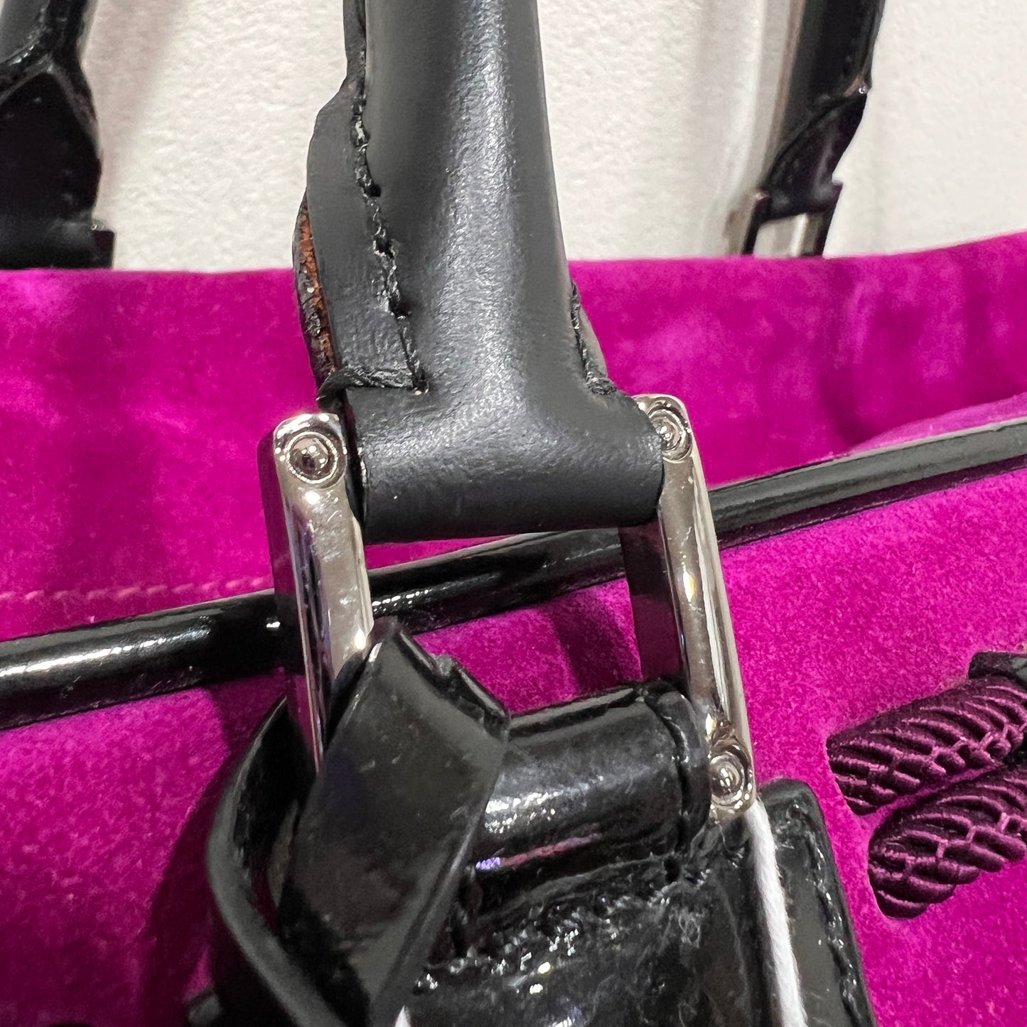 LOEWE Suede Fucshia Pink Amazona