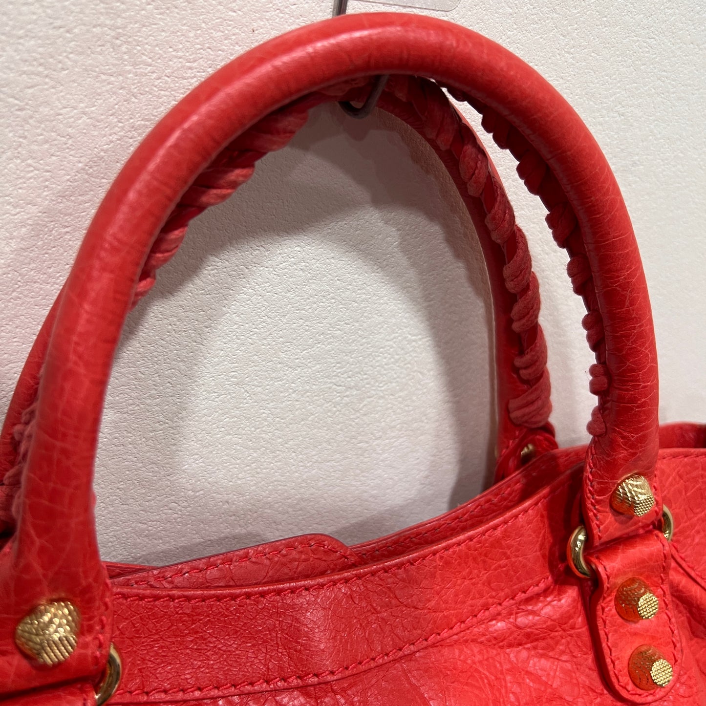 BALENCIAGA City Bag Red Orange Medium