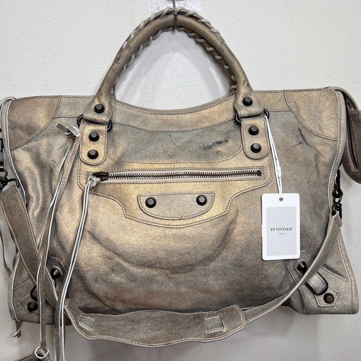 BALENCIAGA City Bag pearlescent