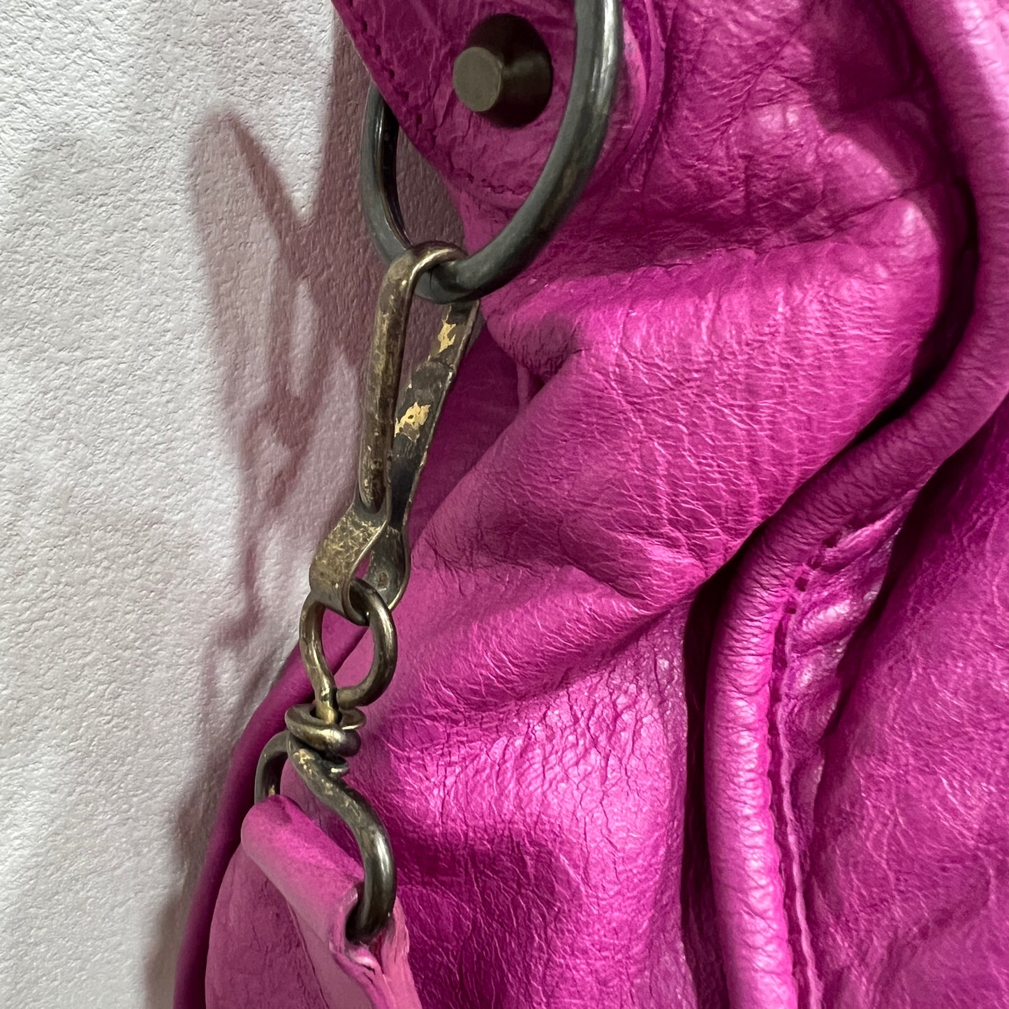BALENCIAGA City Bag Medium Magenta Pink