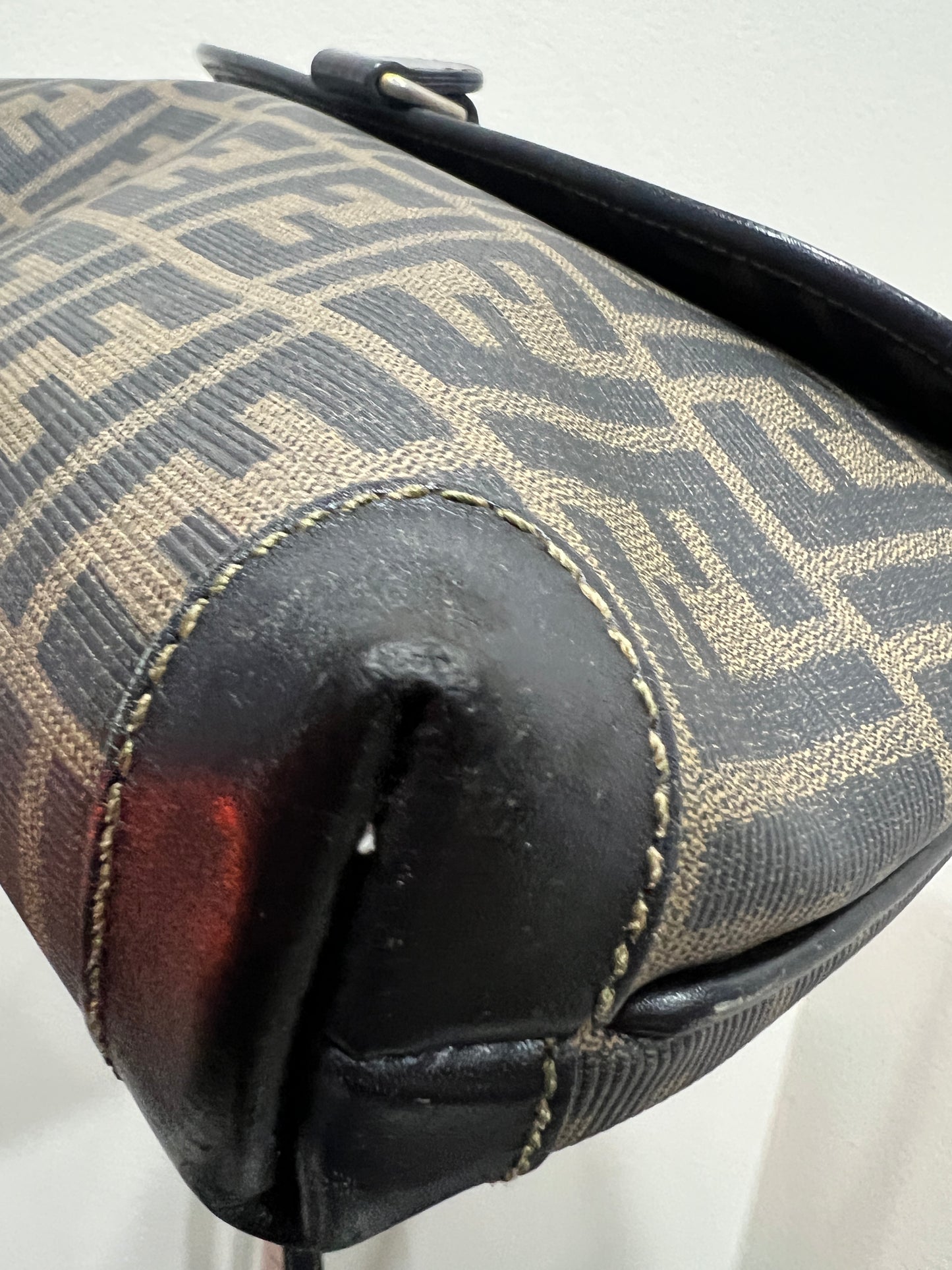 FENDI Vintage PVC Shoulder Bag