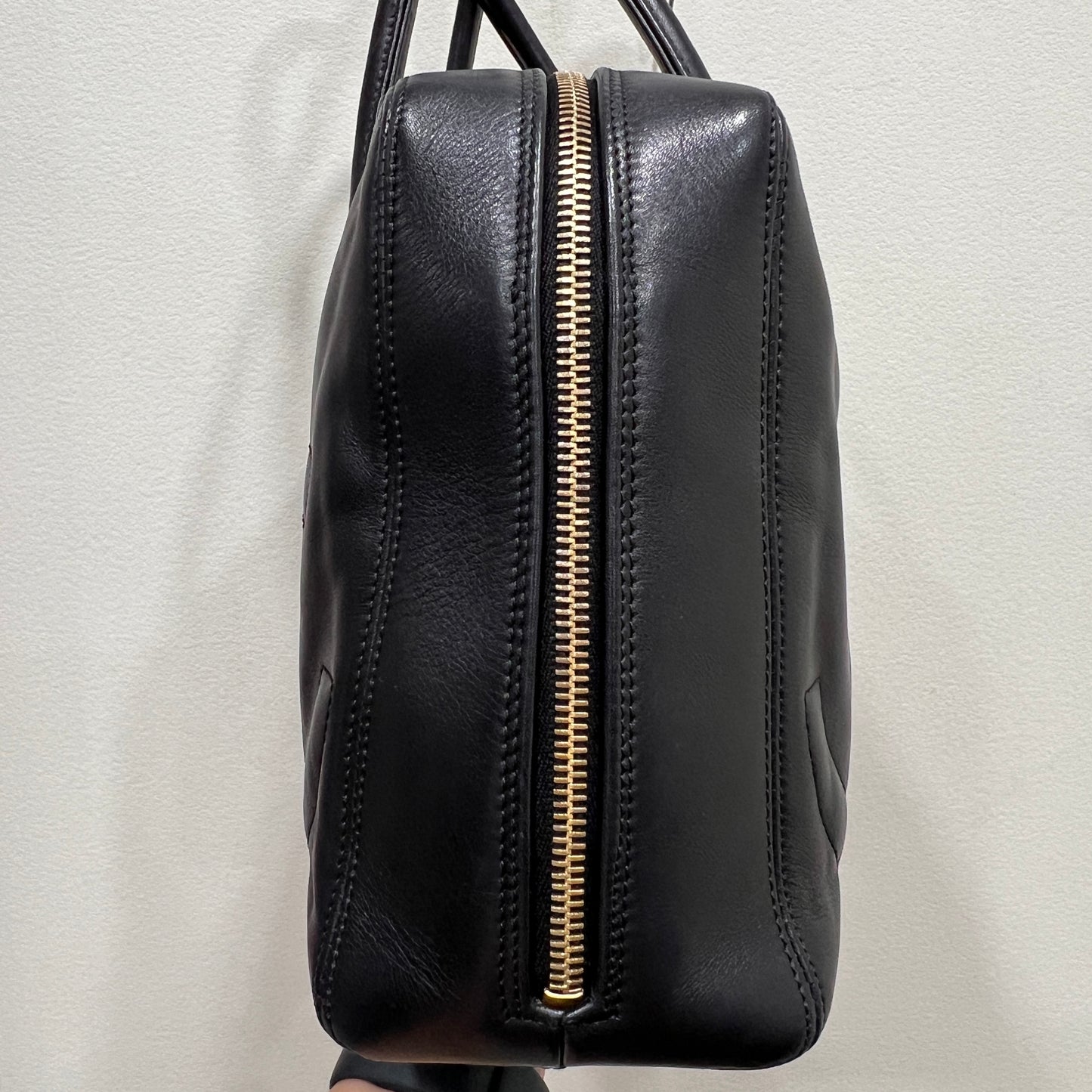 CHANEL Triple CC Bowling Black Handbag