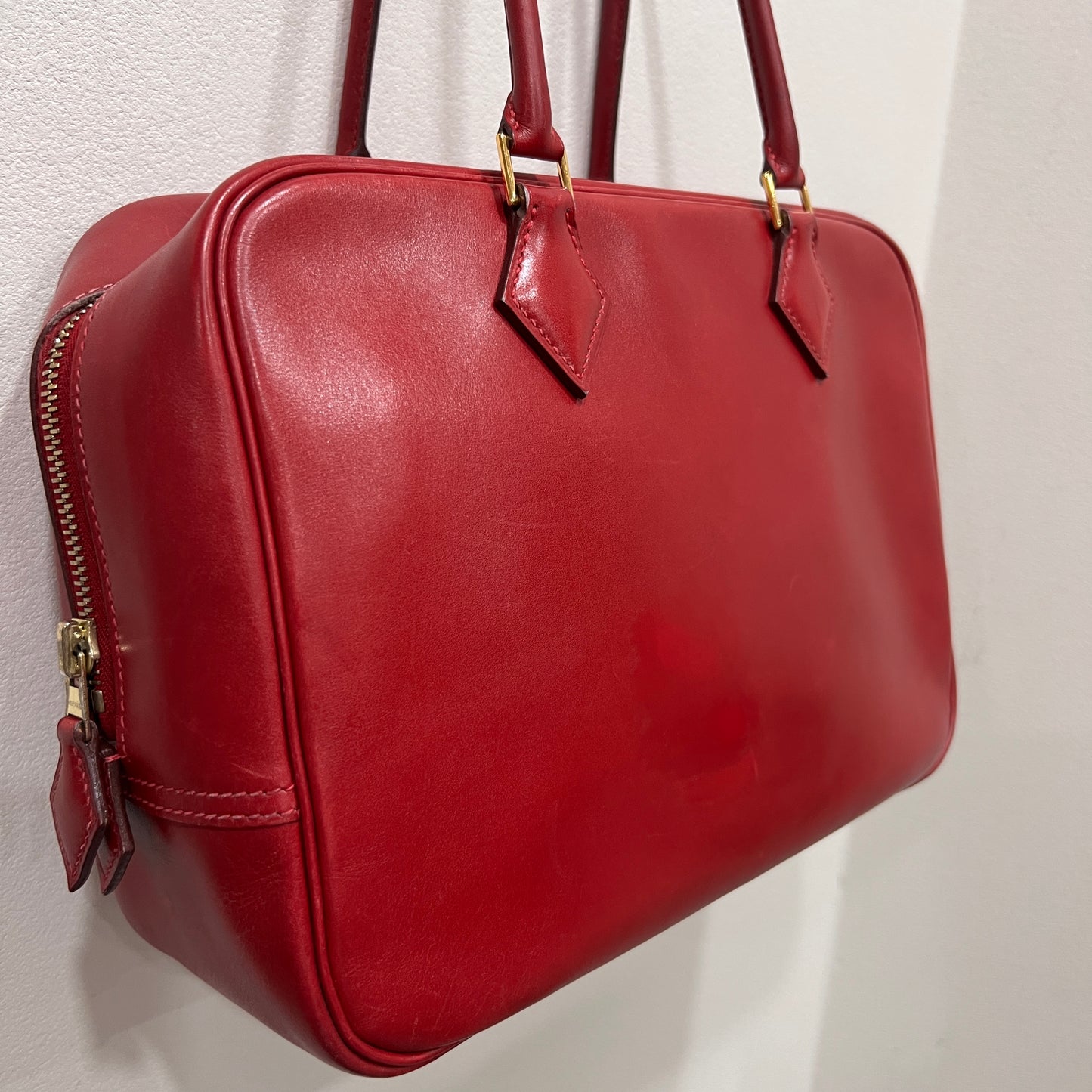 HERMES Plume Leather