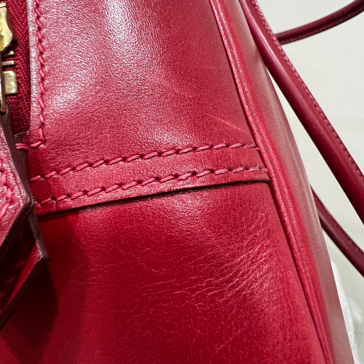 HERMES Plume Leather