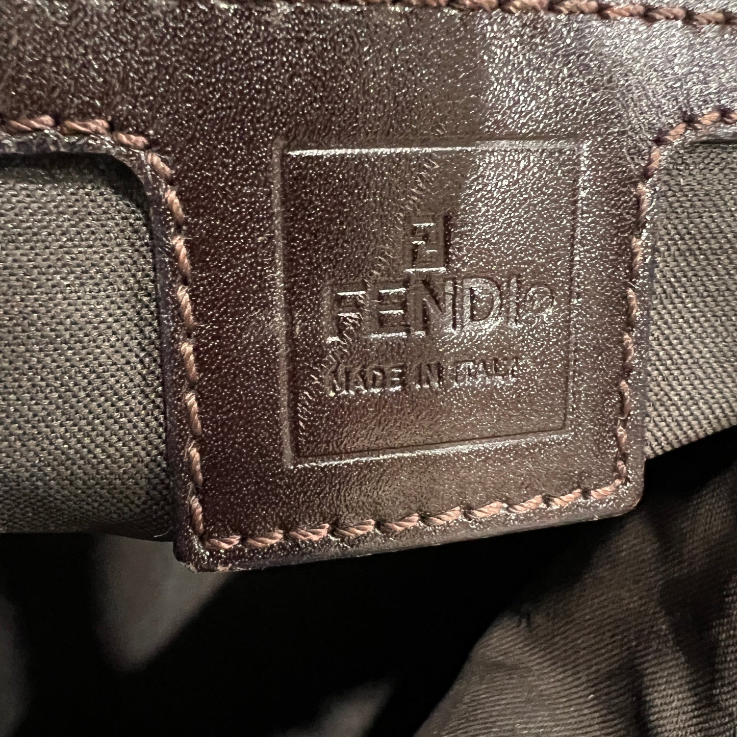 FENDI Mamma Baguettw Silver Hardware