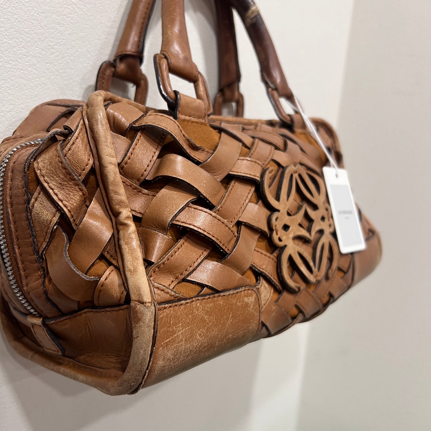 LOEWE Amazona Woven Handbag (718-36)