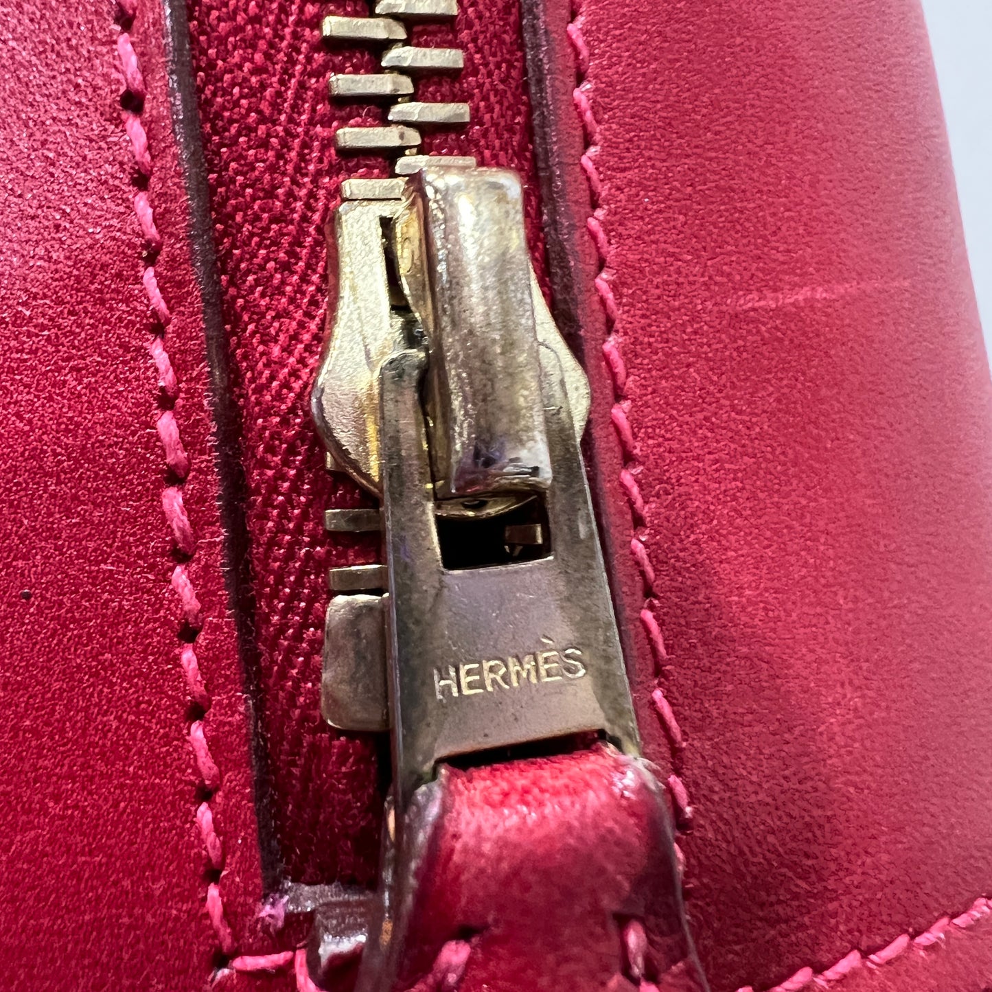 HERMES Plume Leather