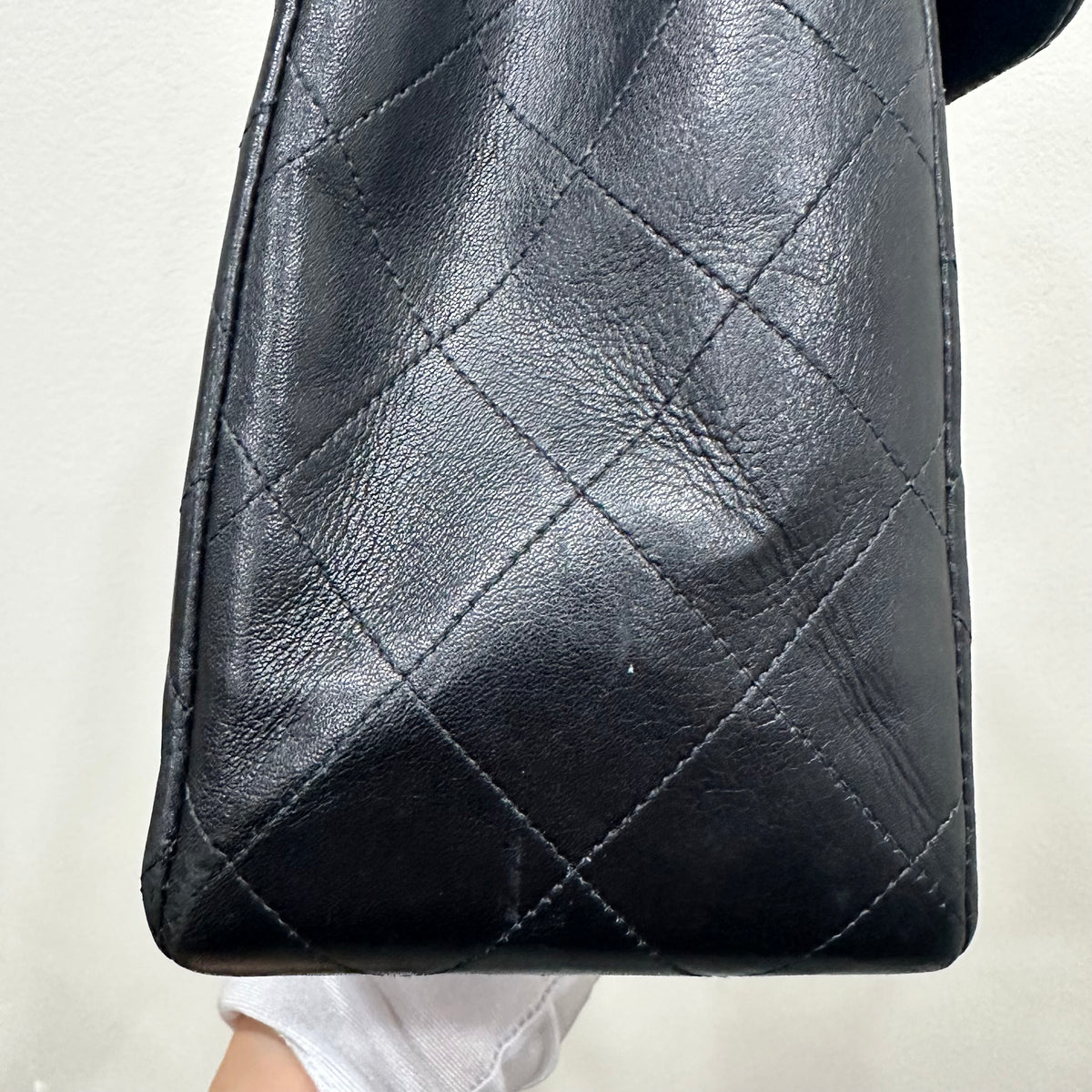 CHANEL Classic Flap Year 1994-1996 24k Gold CC Turn-lock