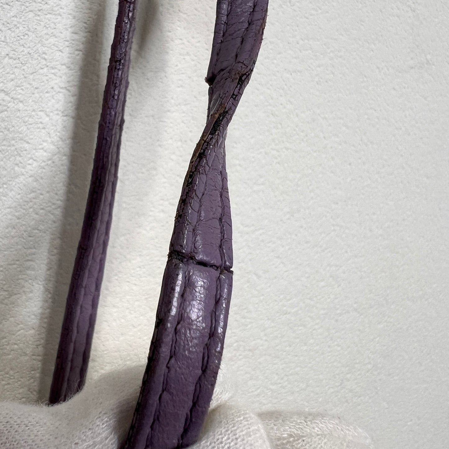 BALENCIAGA Lilac Leather Hip Crossbody