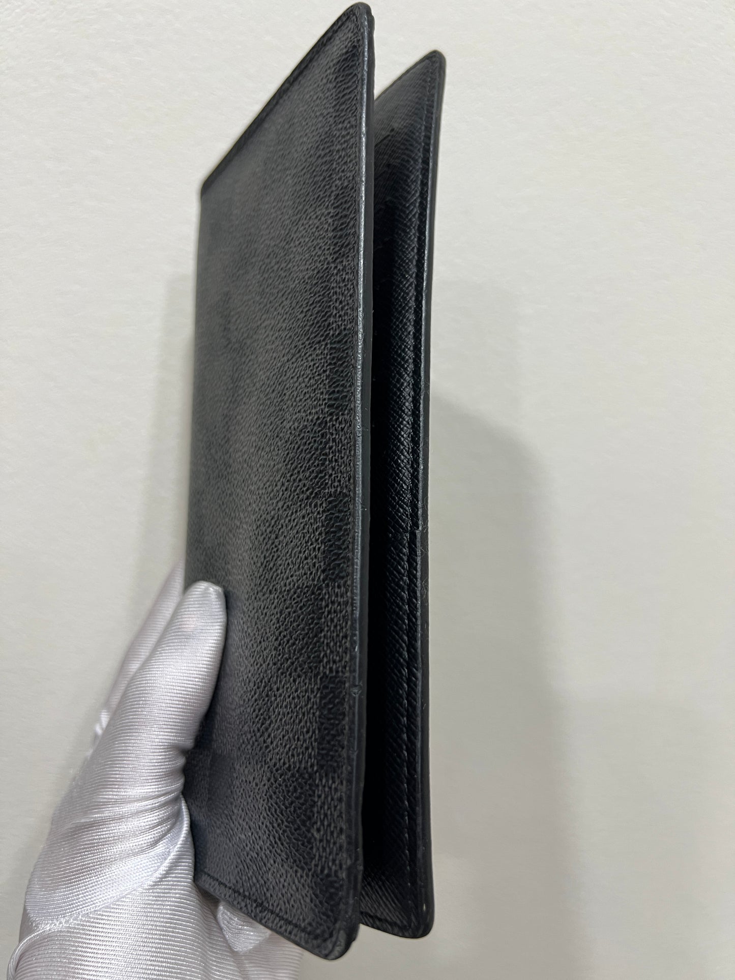 LOUIS VUITTON Long Black Damier Wallet