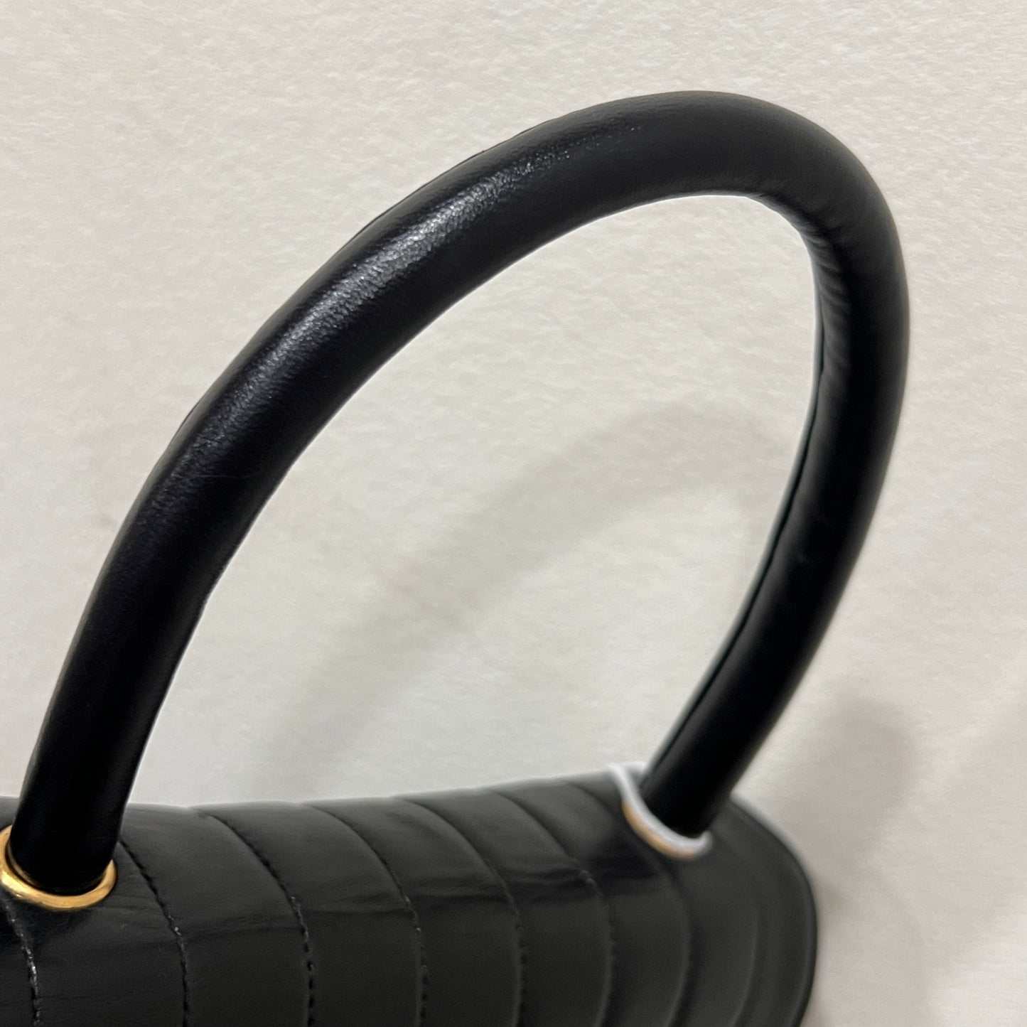 CHANEL Matelassé Mademoiselle Coco Mark Lambskin Handbag