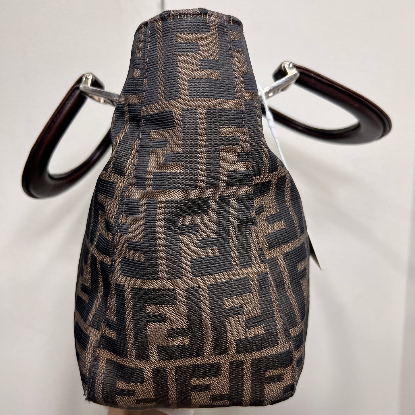 FENDI Zucca Canvas Handbag