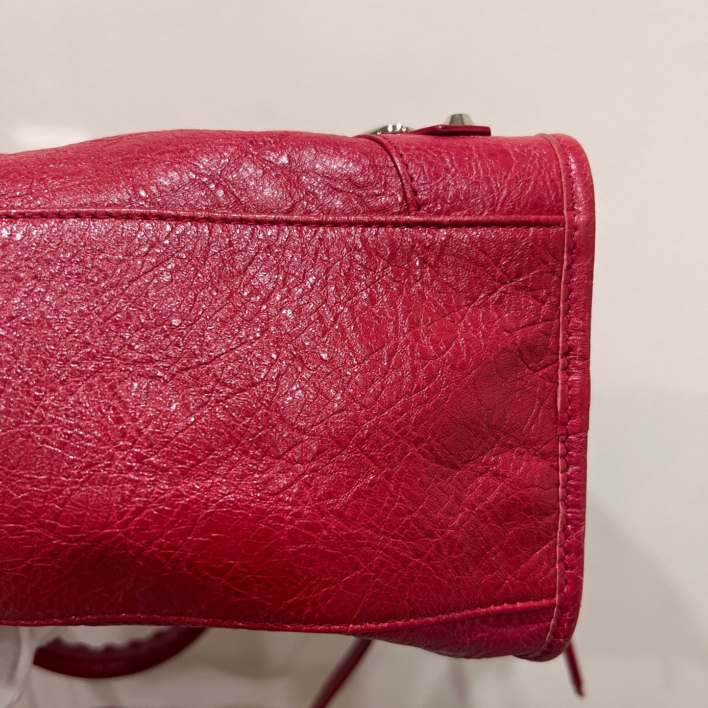 BALENCIAGA City Bag Medium Red