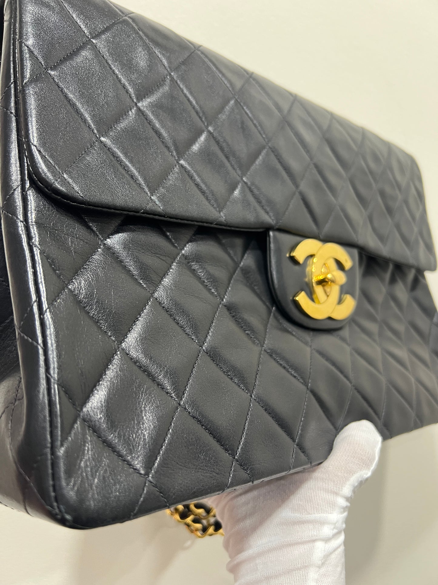 CHANEL Classic Jumbo 35 24K gold