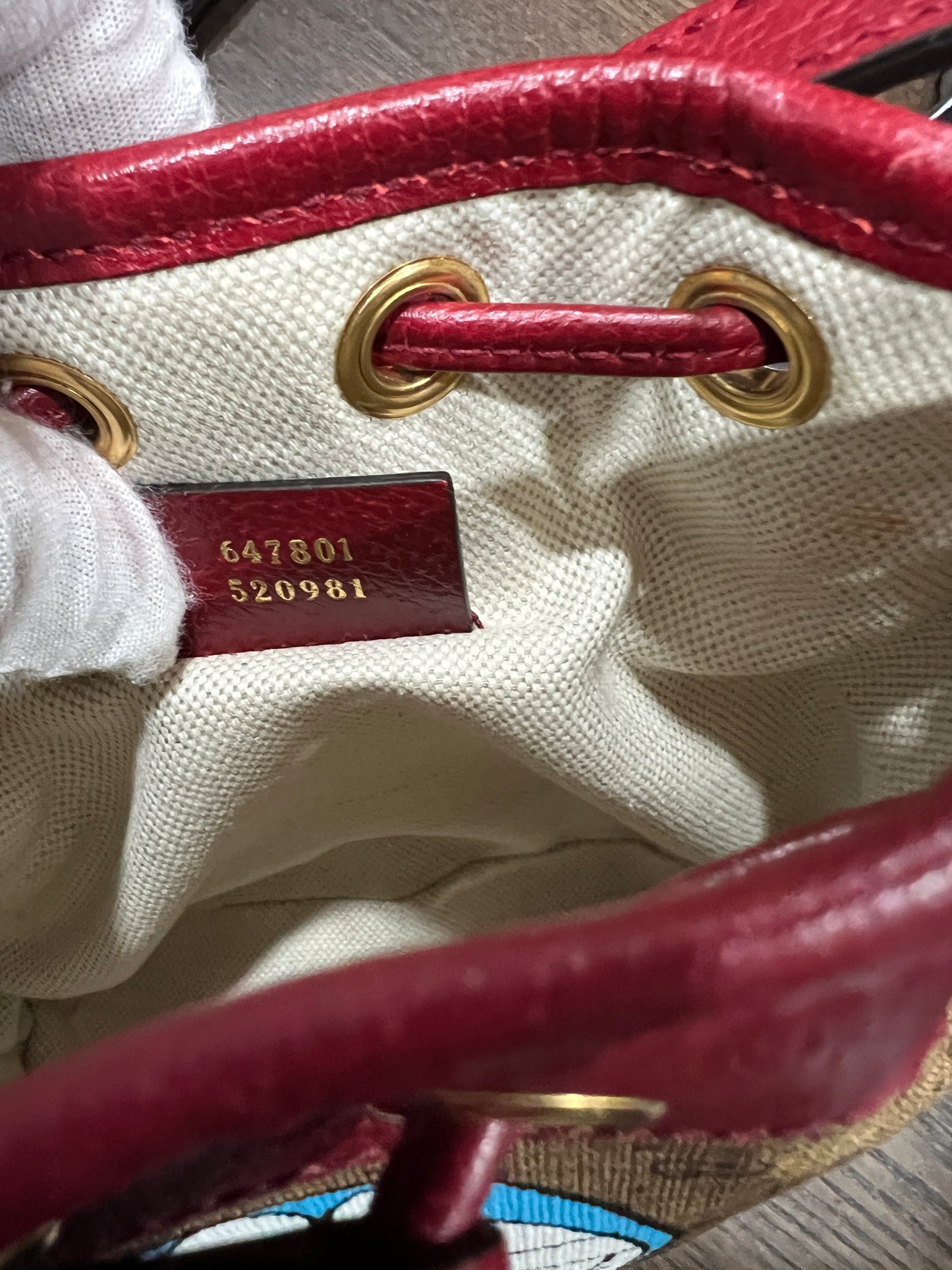 GUCCI X DORAEMON Bucket Bag