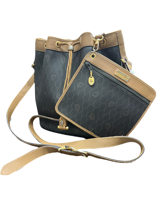 DIOR Bucket Drawstring Bag w/ Removable Zip
