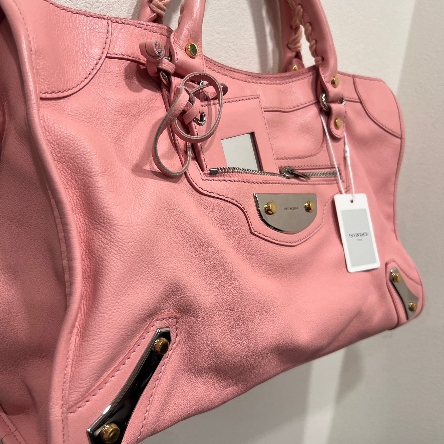 BALENCIAGA City Bag Baby Pink