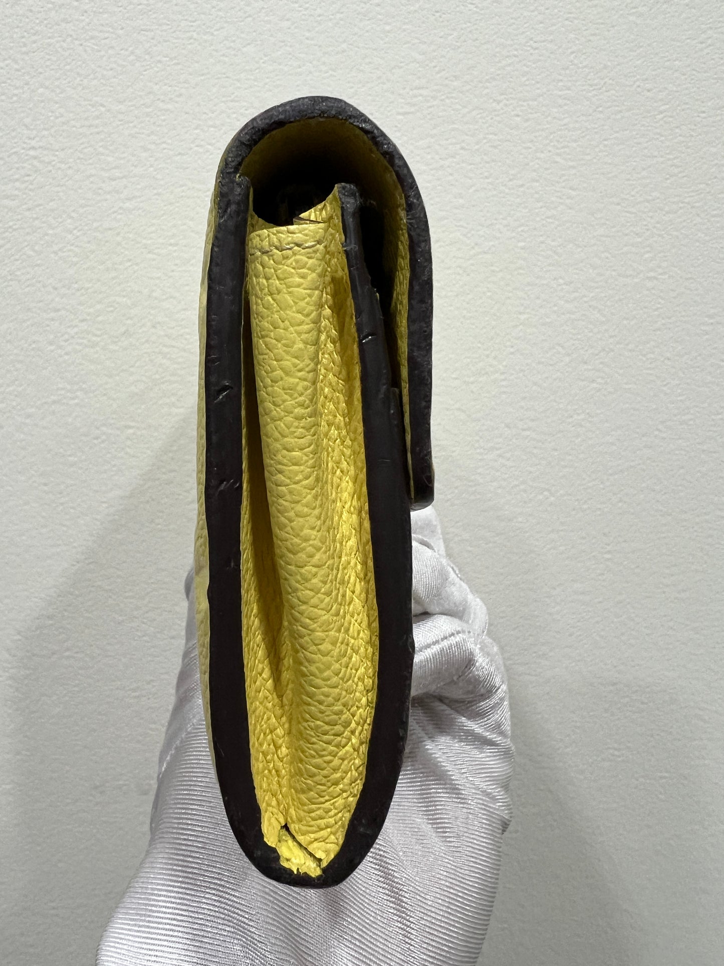 LOUIS VUITTON Empreinte Citrine Leather