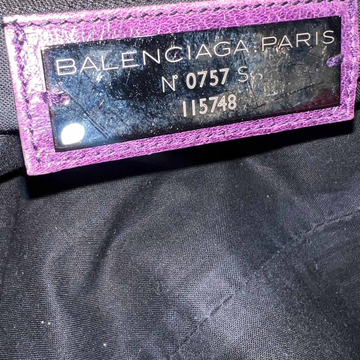 BALENCIAGA City Bag Medium Purple