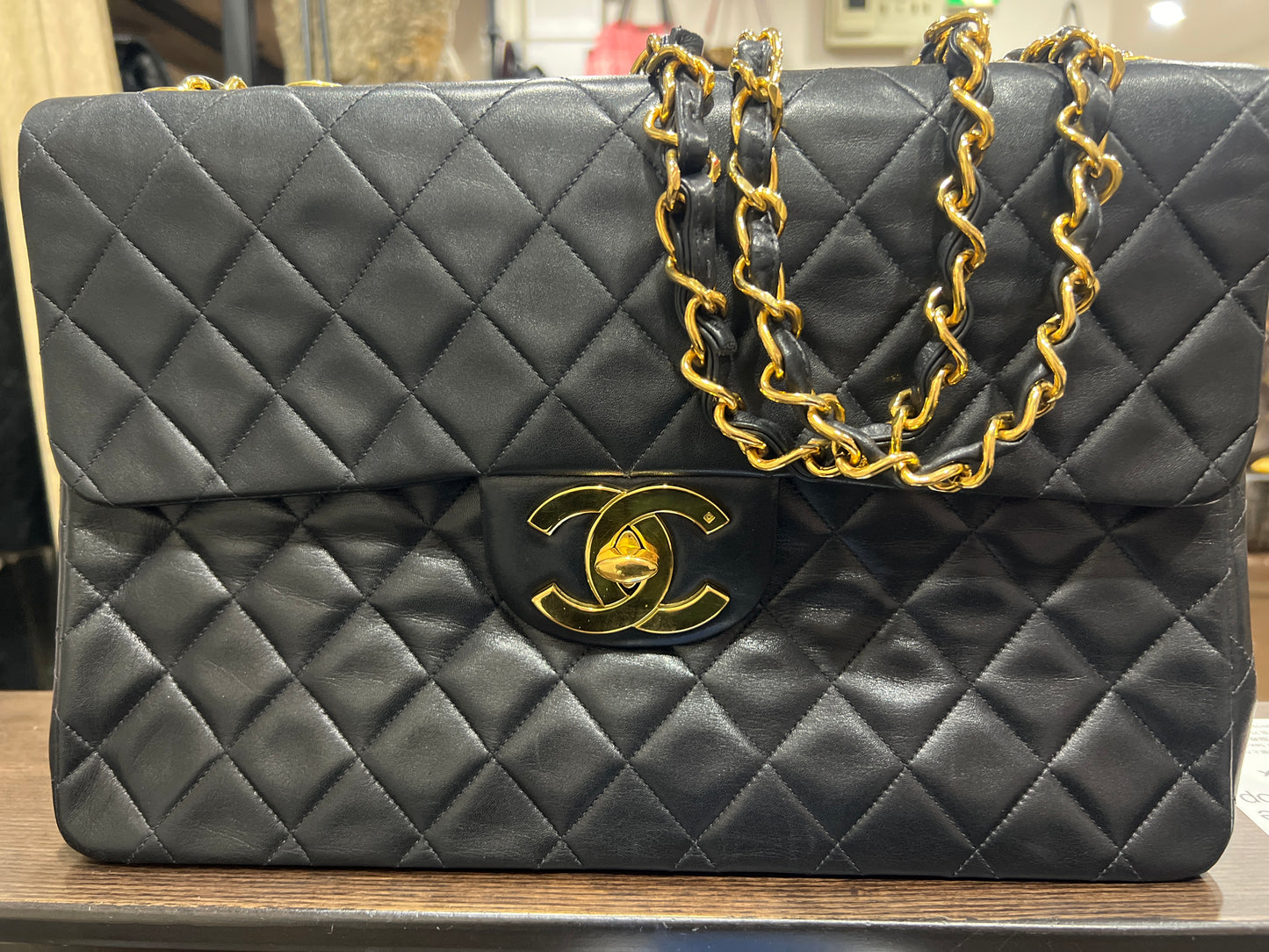 CHANEL Classic Jumbo 35 24K gold