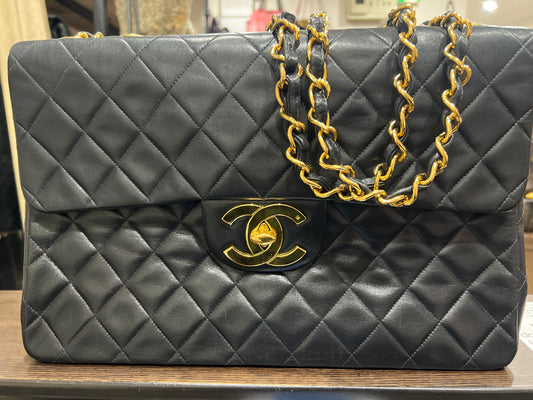 CHANEL Classic Jumbo 35 24K gold