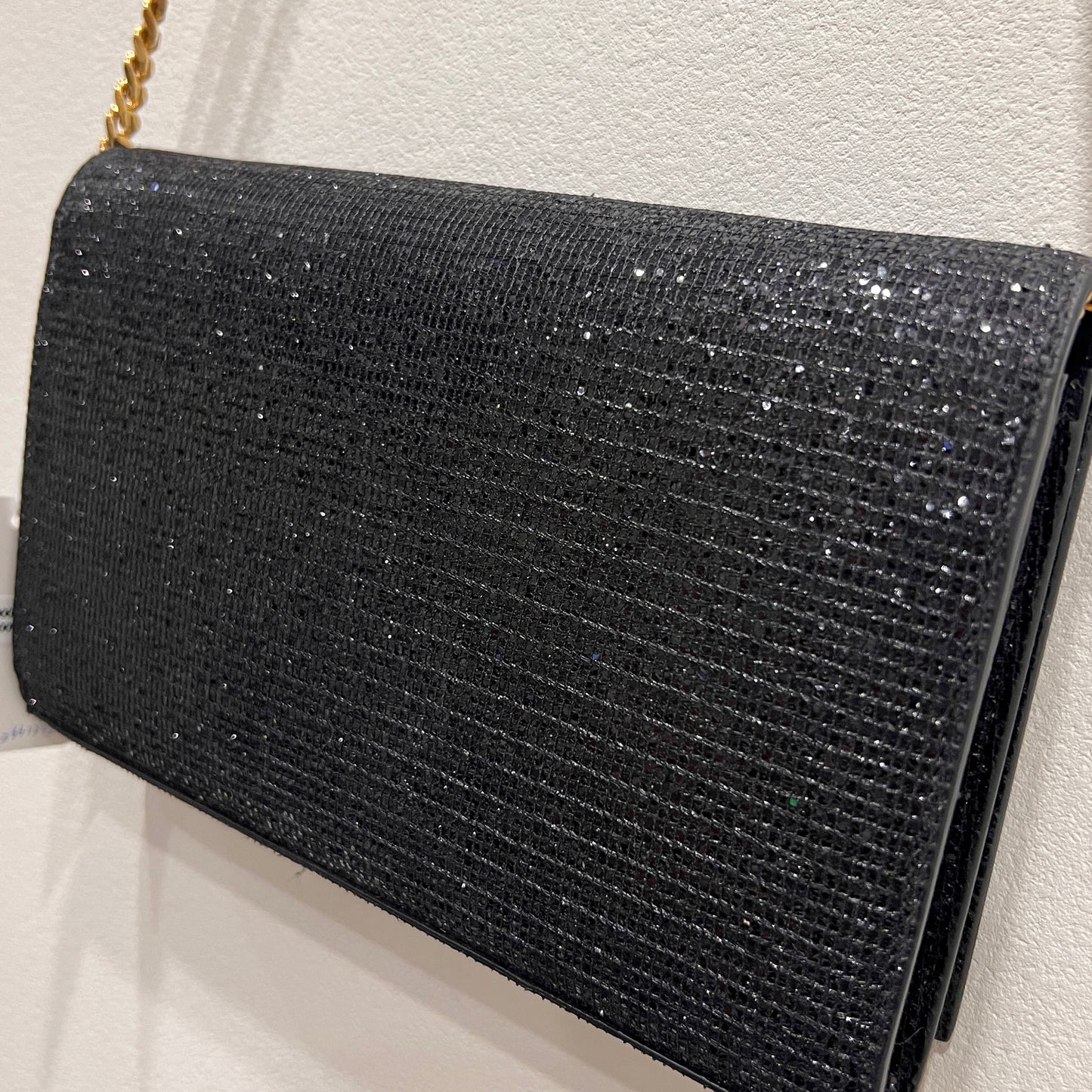 YSL Rare Kate Glitter Chain Wallet