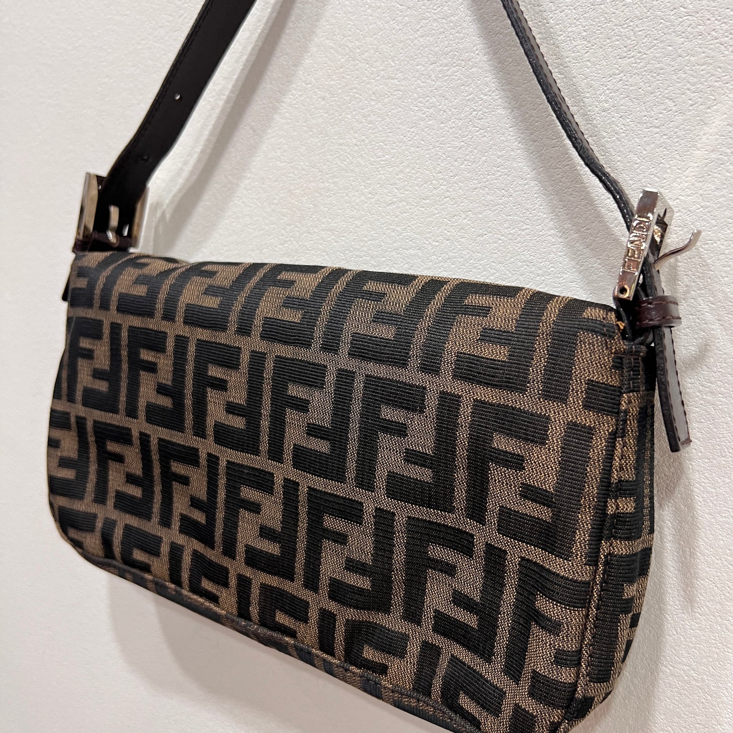 FENDI Baguette Silver Hardware