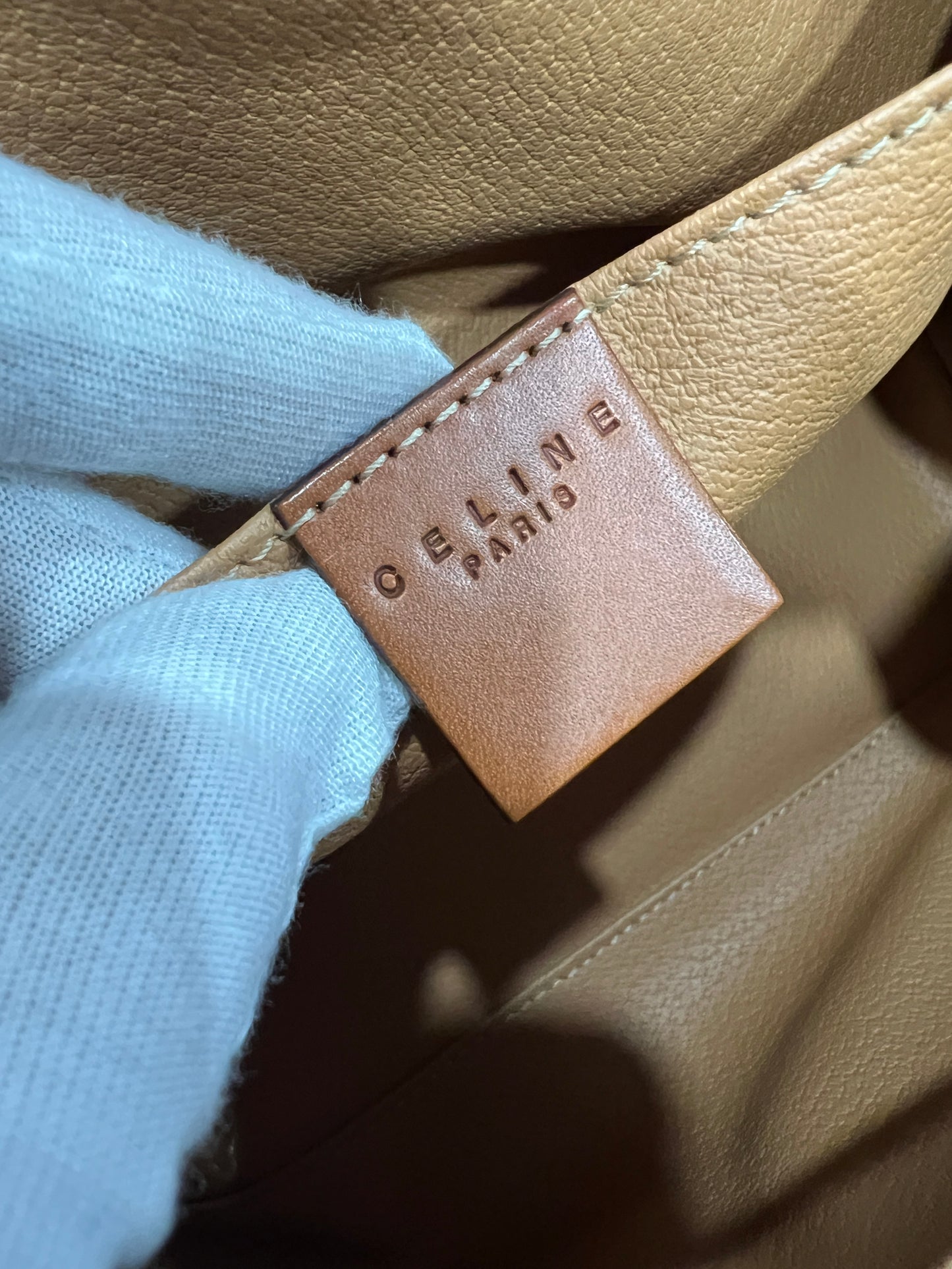 CELINE Macadam Pouch PVC Leather