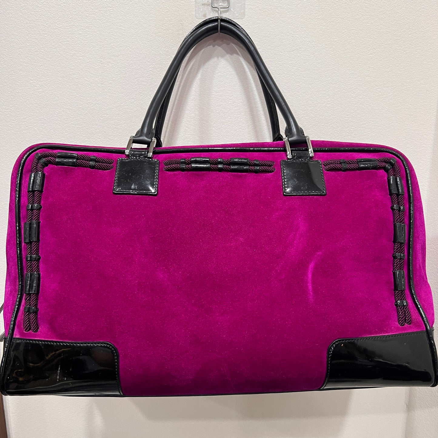 LOEWE Suede Fucshia Pink Amazona