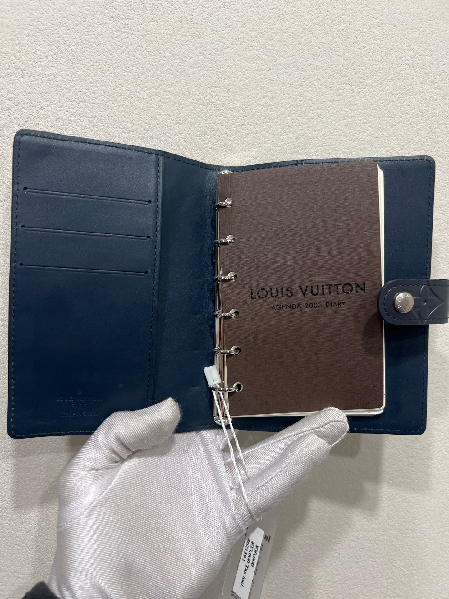 LOUIS VUITTON Agenda Blue Monogram