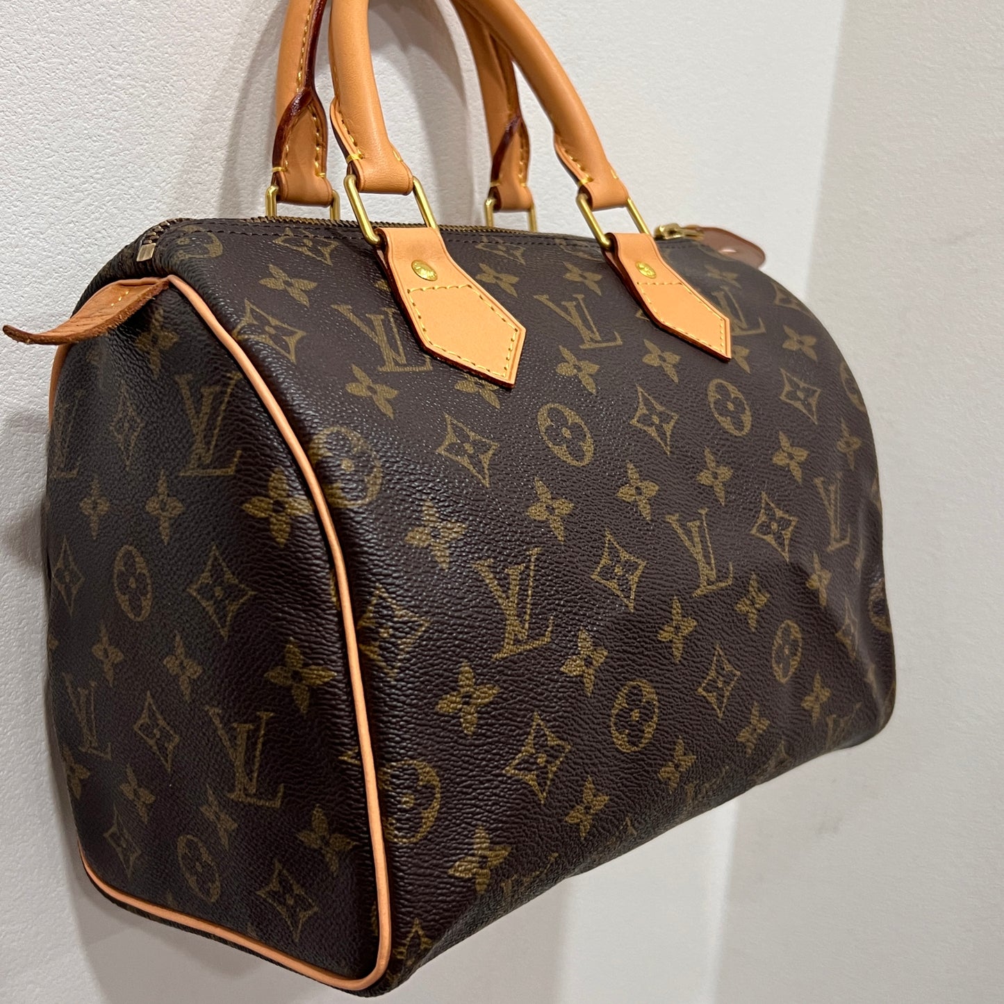 LOUIS VUITTON Speedy 25 (Vachetta Replaced!)