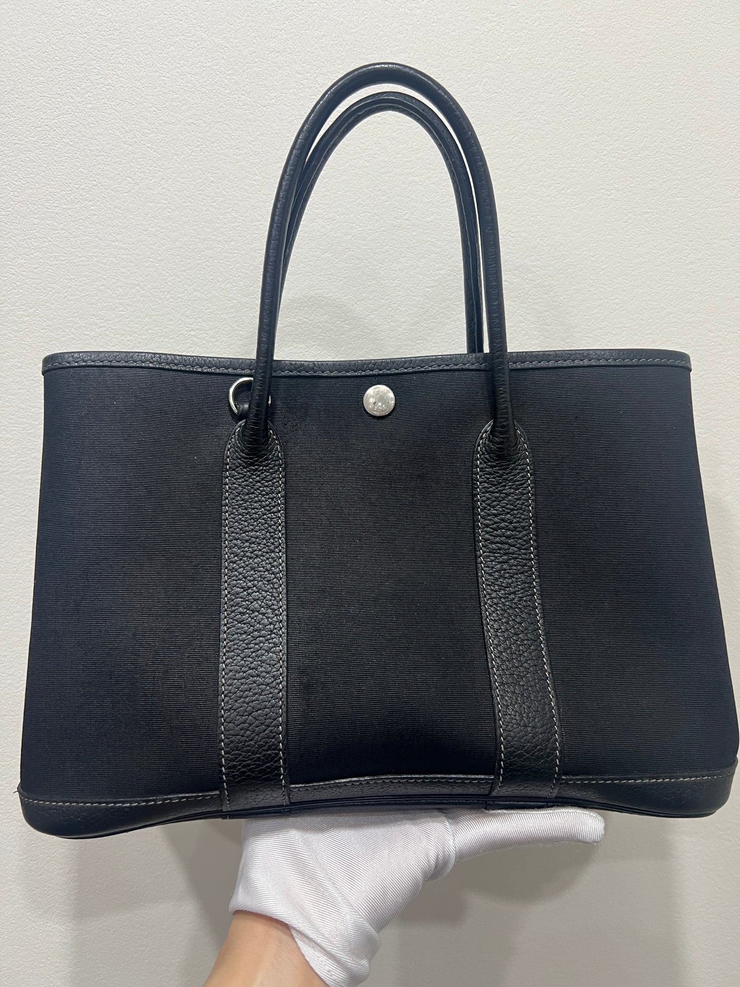 HERMES Garden Party MM size Black