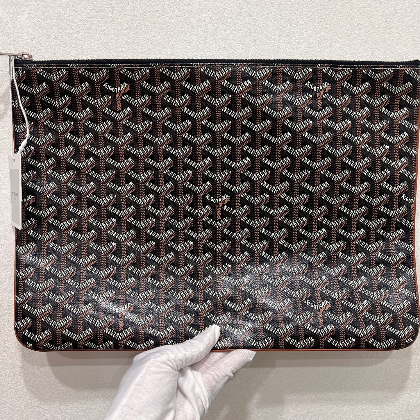 GOYARD Senat Black & Brown Canvas (264265)